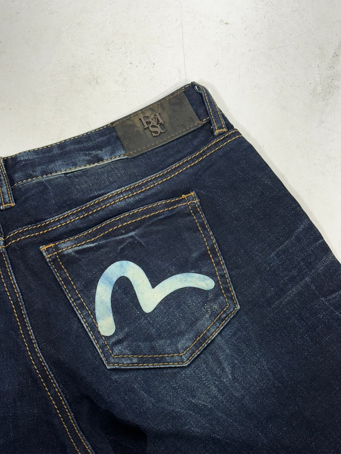 에비수 진청 다이콕 워싱 데님 청바지  상품이미지6