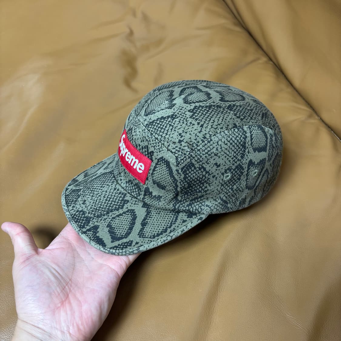 Supreme 슈프림 24ss 스네이크 캠프캡 모자 Snake Skin 상품이미지4