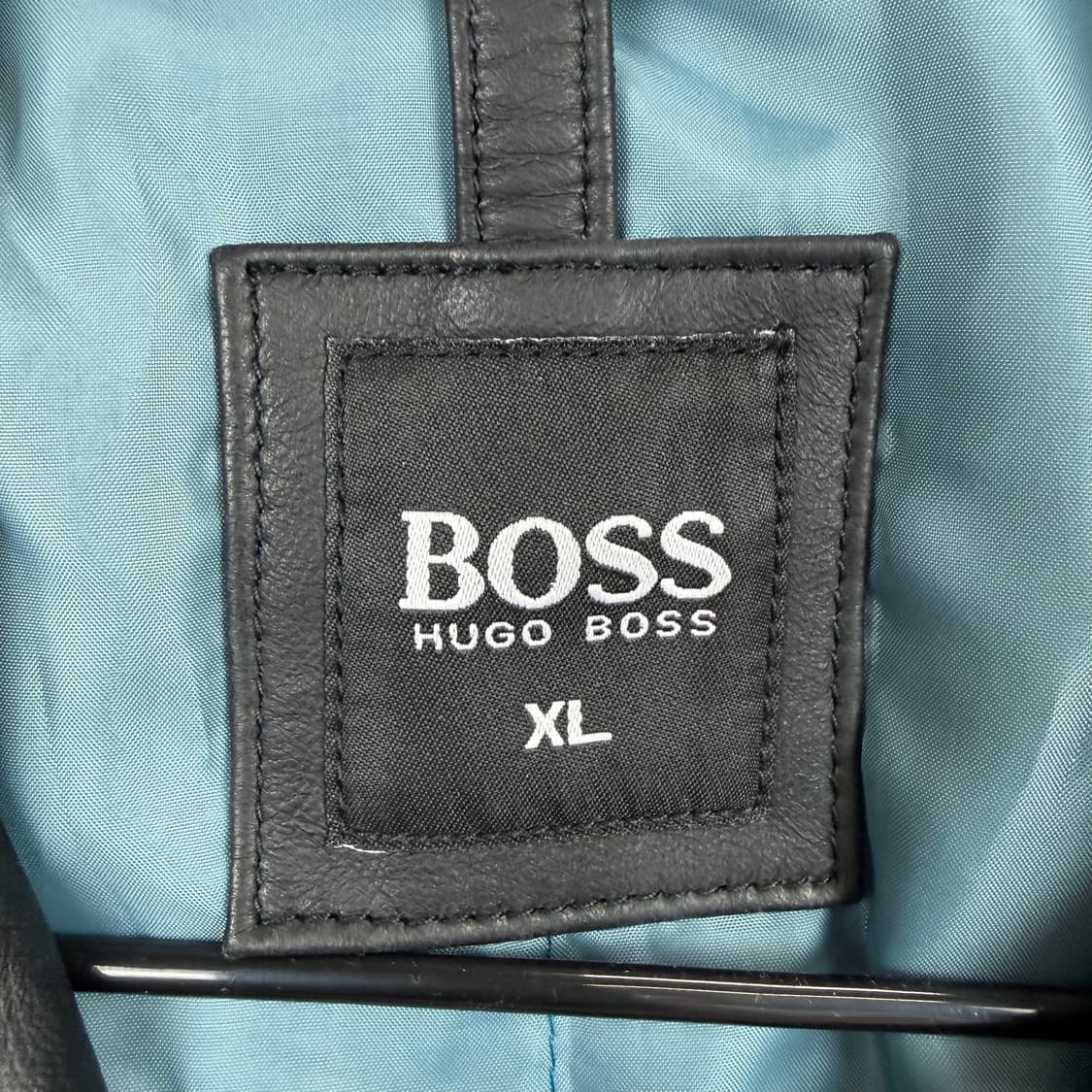 (XL) 휴고보스 양가죽 더블 라이더 자켓 블랙 상품이미지3