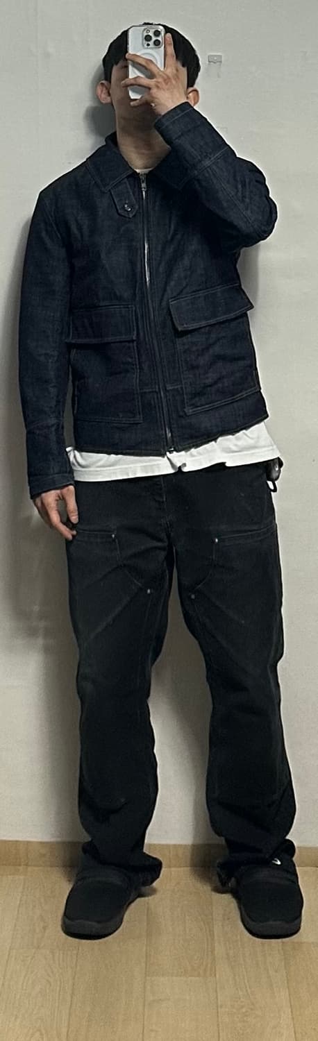 시스템옴므 데님 블루종 상품이미지5