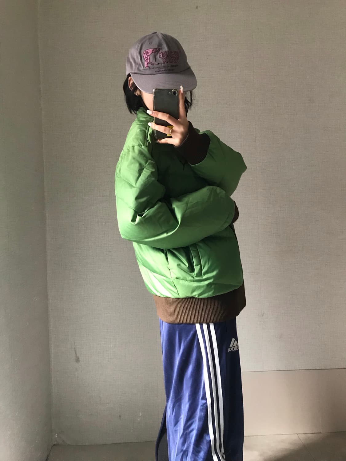 푸마 그린 브라운 패딩 상품이미지4