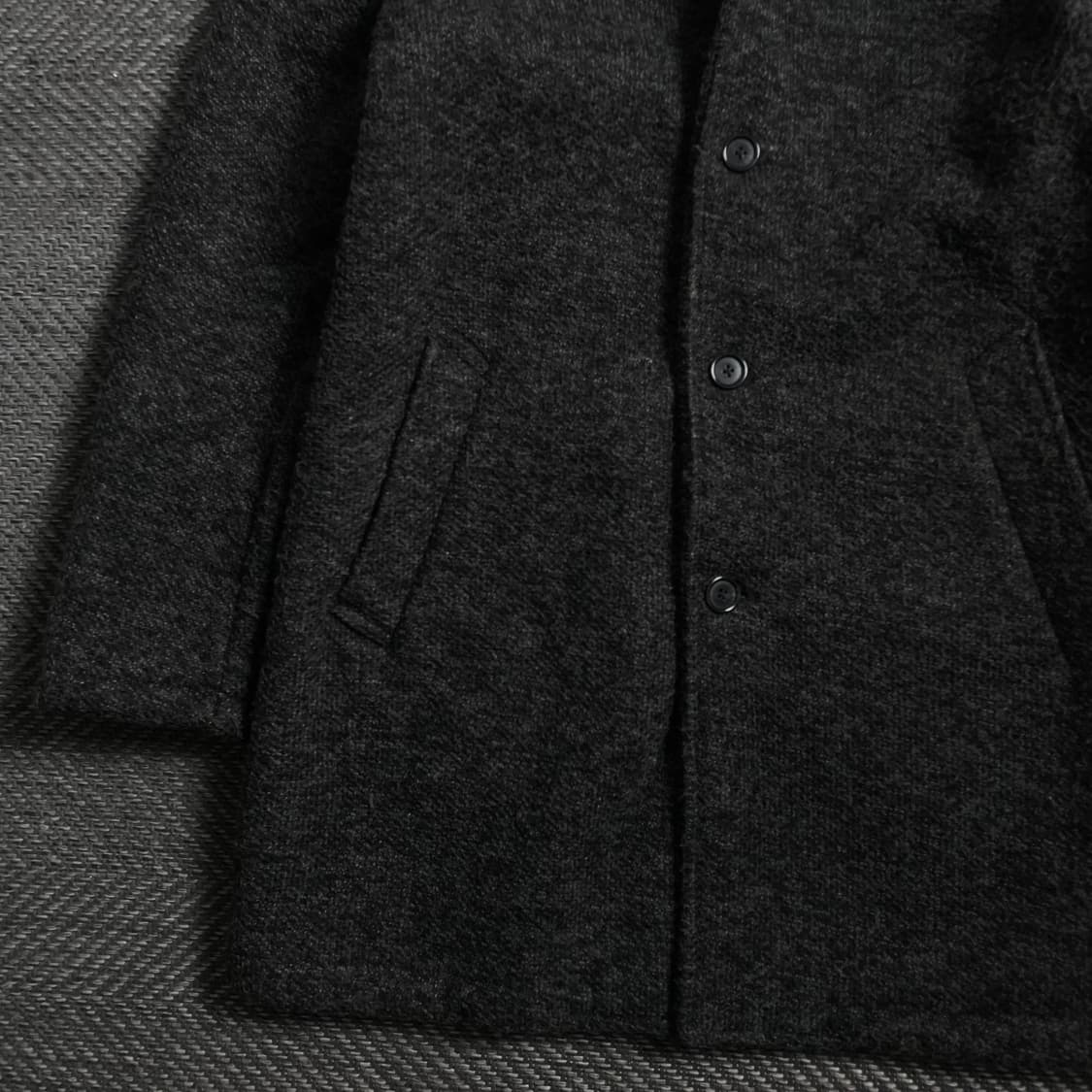 빈티지 트위드 오버핏 싱글 발마칸 코트y 4029 상품이미지4