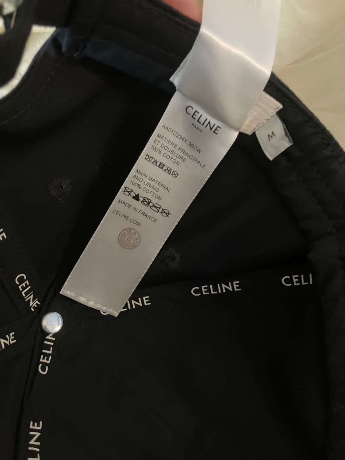 셀린느 볼캡 네이비 상품이미지8