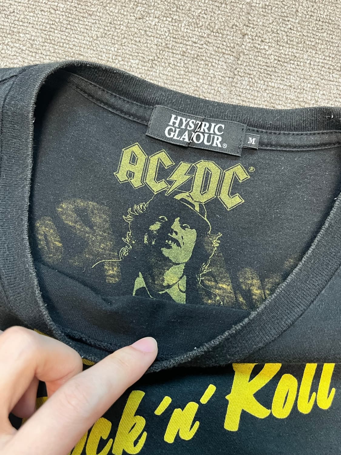 히스테릭 글래머 AD/DC 반팔 티셔츠 상품이미지5