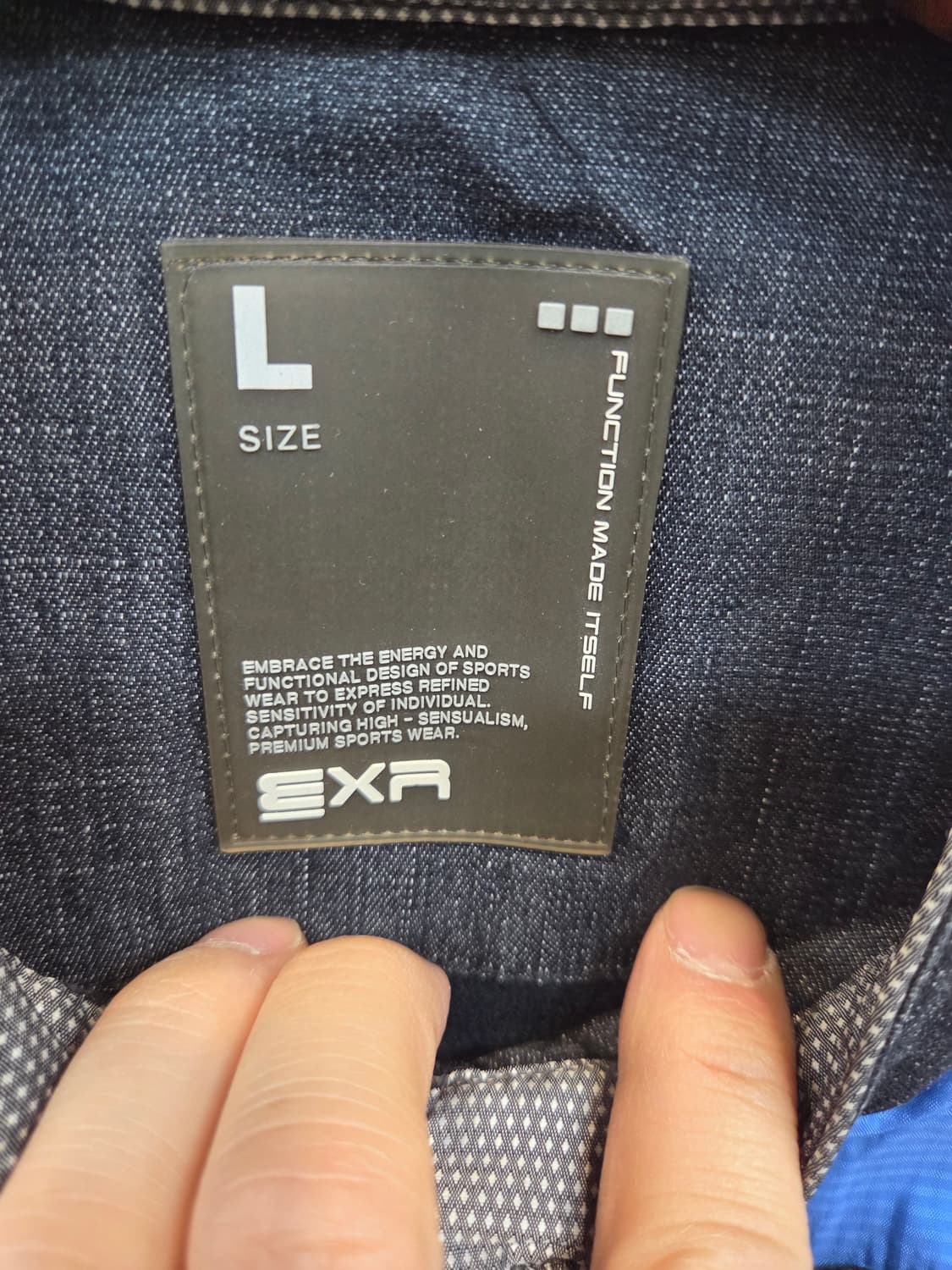 Exr 빈티지 레이싱 데님 방풍자켓 L 상품이미지3