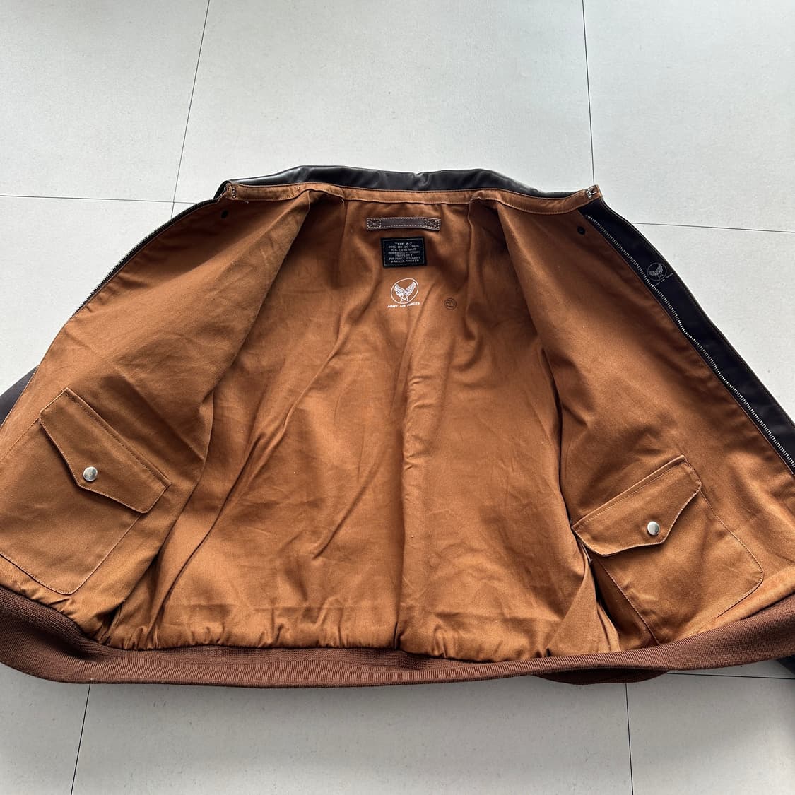 [일본생산] 나카타쇼텐 A-2 말가죽 플라이트 자켓 TALON지퍼  상품이미지6