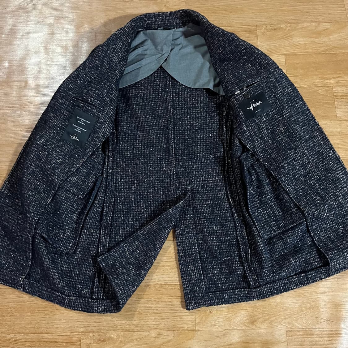 [95] 헤보 알파카 트위드 코트 상품이미지7