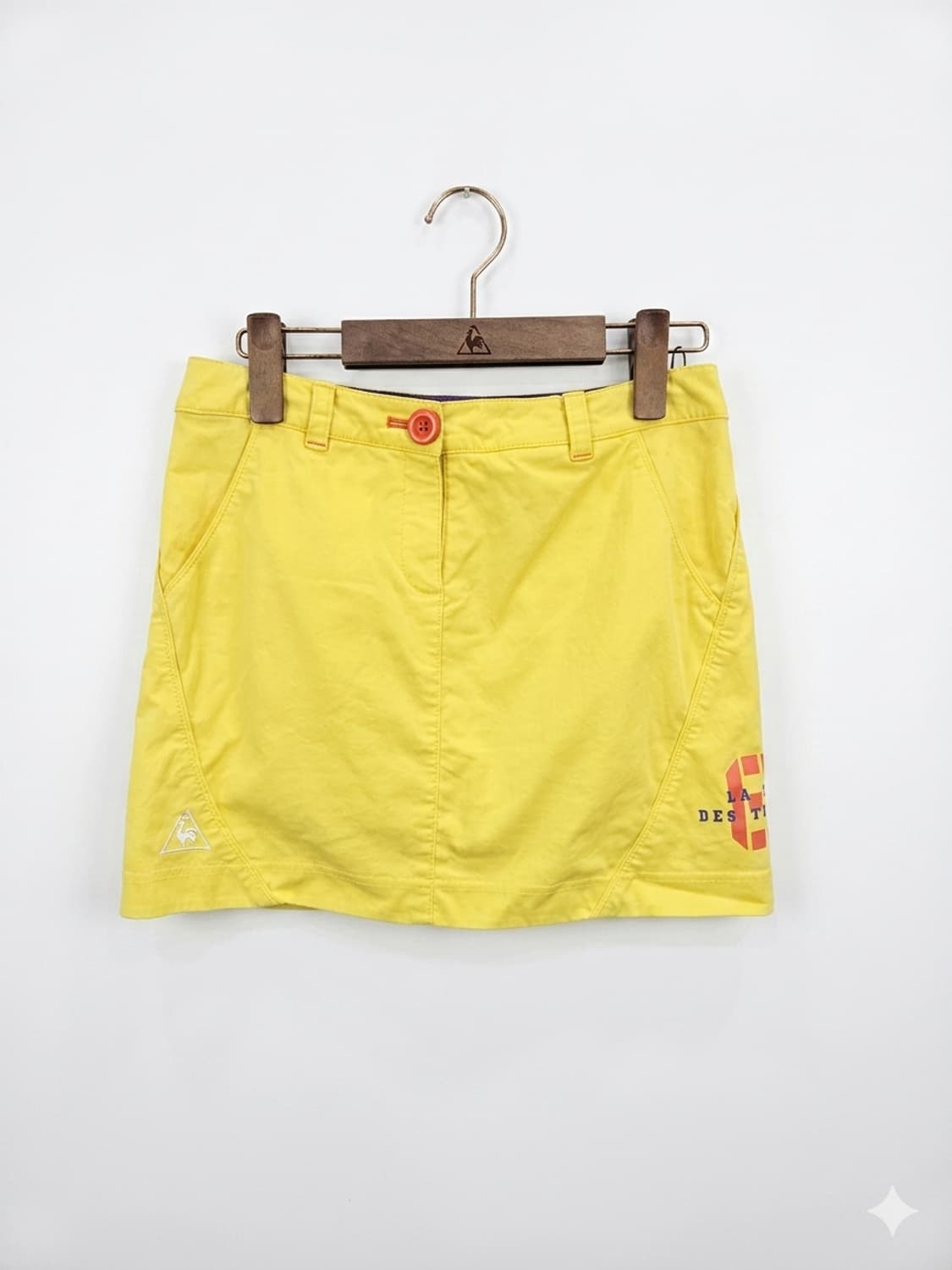 호칭7,실측27)) le coq sportif 르꼬끄 치마! 속바지O 상품이미지1