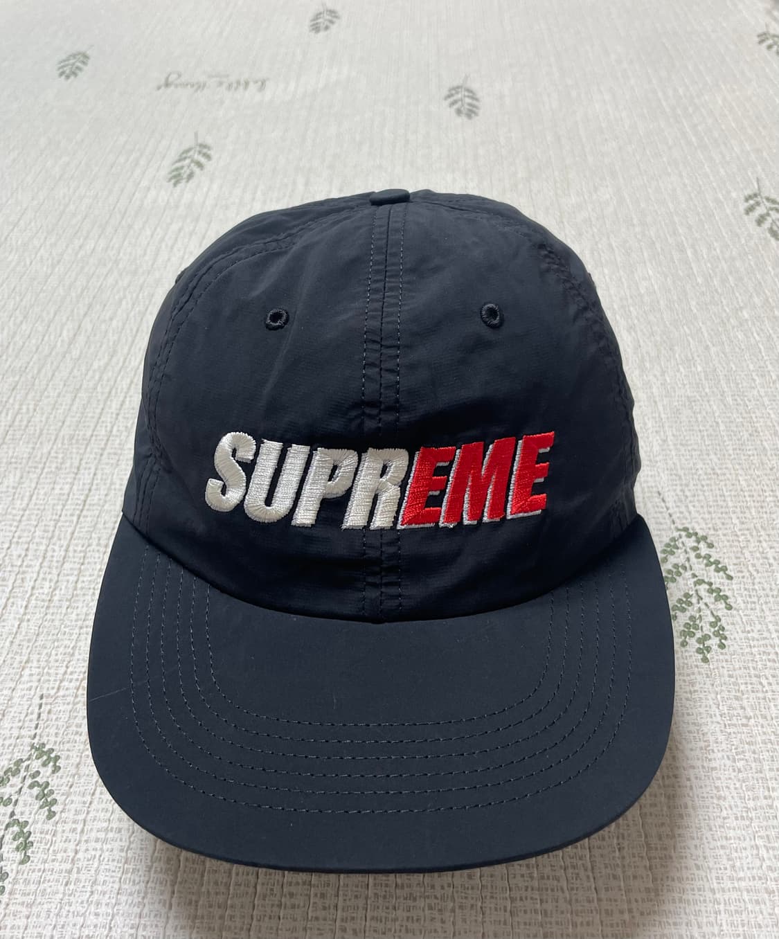 18ss 슈프림 2-tone 나일론6패널 볼캡 블랙 상품이미지1