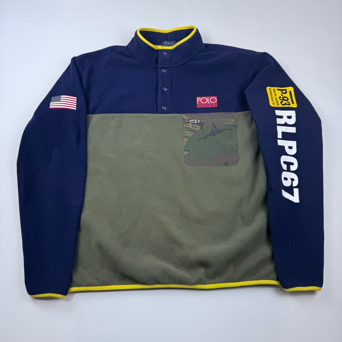 폴로 랄프로렌 하이테크 RL-67 플리스 풀오버 상품이미지2