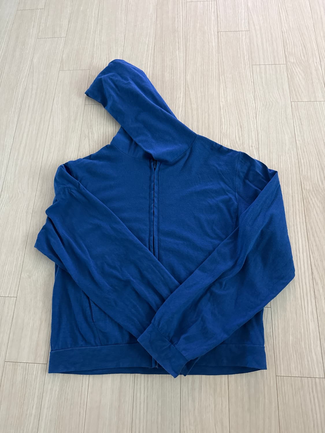 머듈 라운지 후드집업 블루 상품이미지2