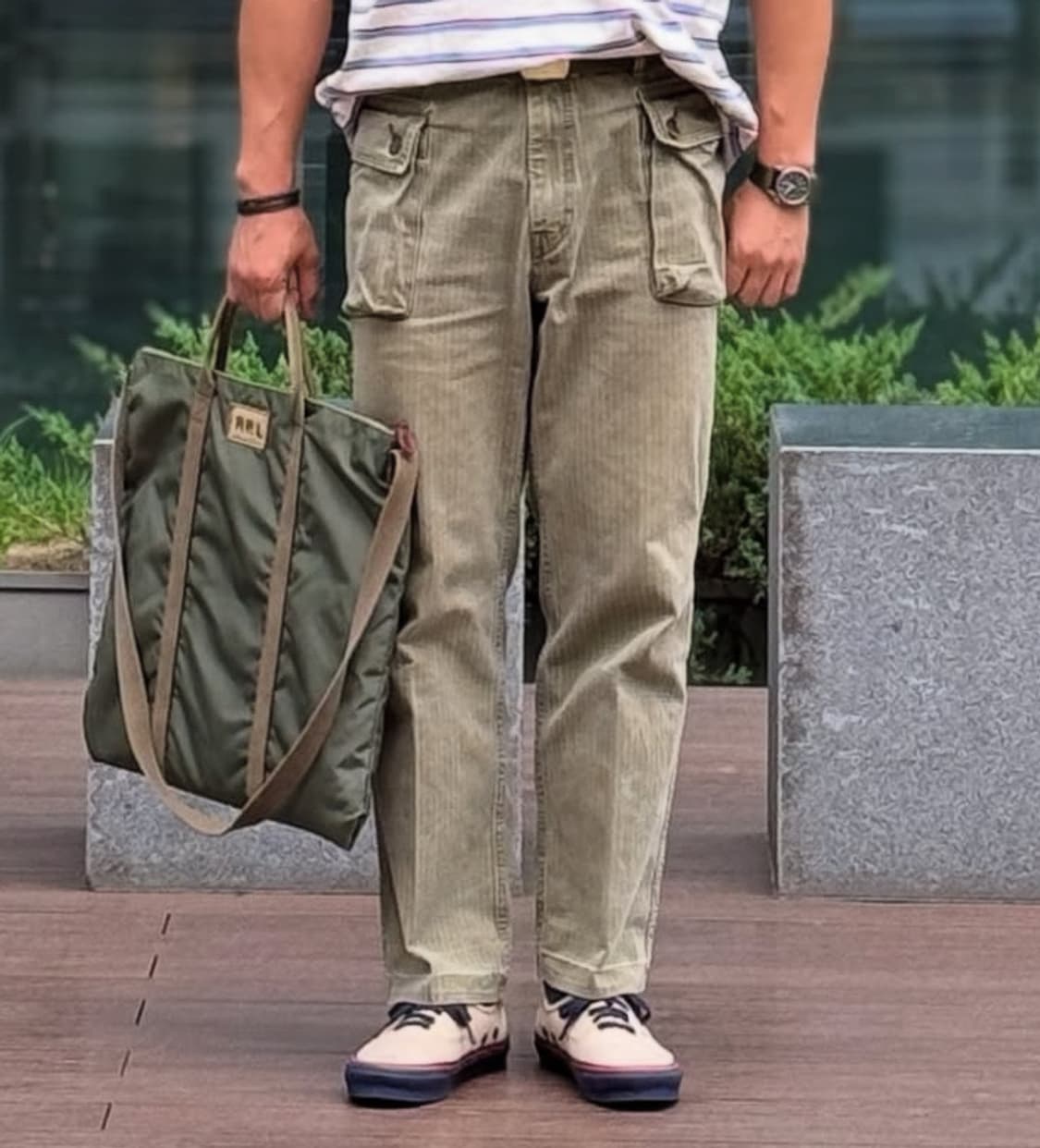 블랙아웃 B44 밀리터리 HBT 몽키팬츠 L 상품이미지1