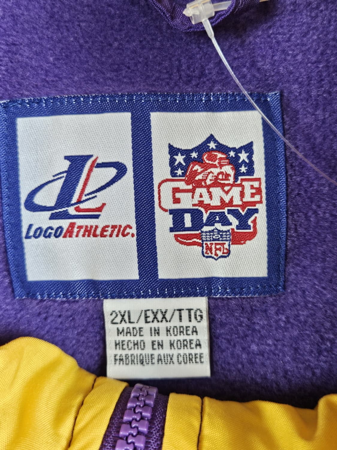 NFL 미네소타바이킹스 로고에슬레틱 하프집업 자켓 (2XL)/ 10171 상품이미지8