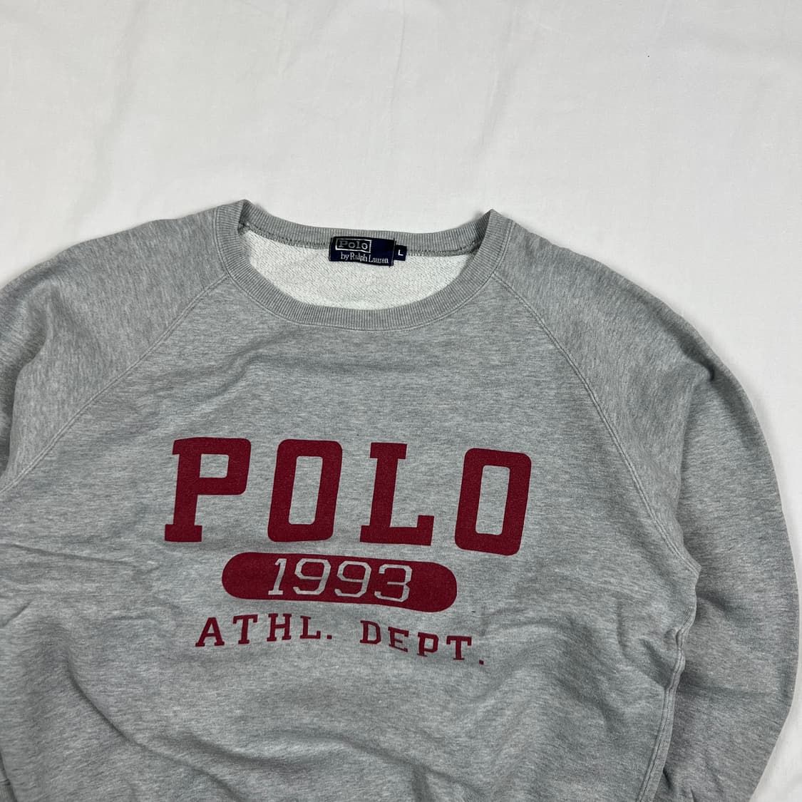 90‘s 93년도 폴로랄프로렌 polo 스펠아웃 맨투맨 상품이미지2