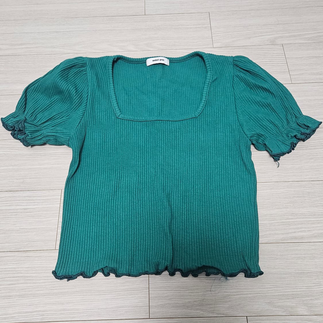 미니포에 셔링 탑 상품이미지2