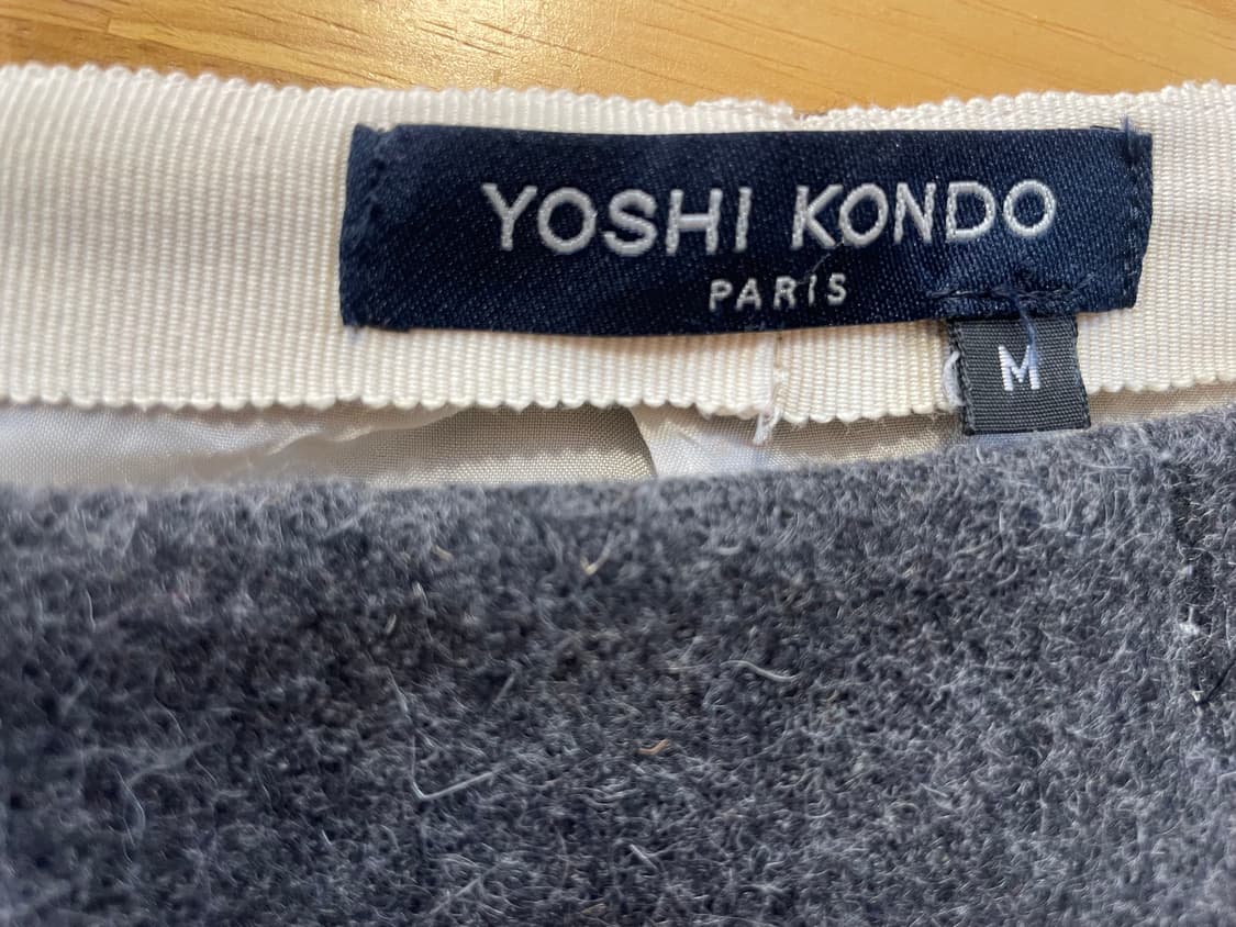 YOSHI KONDO 강아지 자수 스커트 상품이미지4