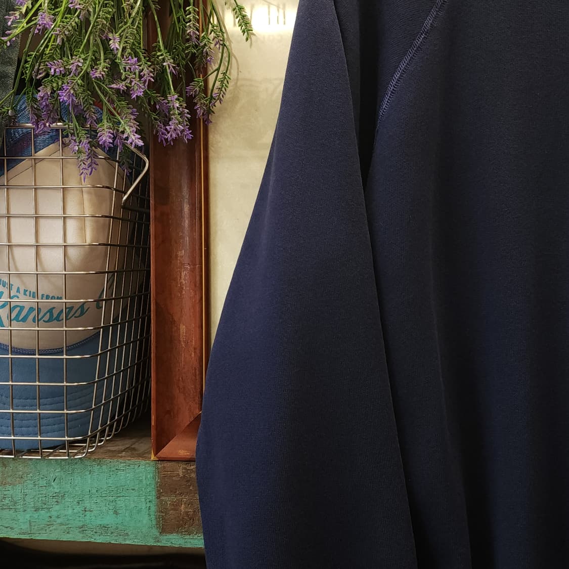 90s 헤인즈 빈티지 스웻셔츠 플레인 스웻셔츠 파스텔 블루 그레이 m 상품이미지4