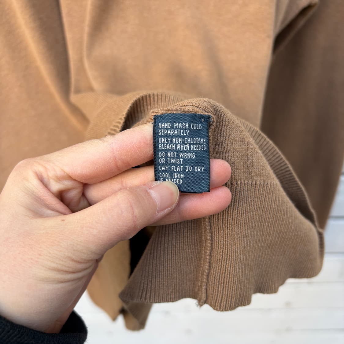 Polo 폴로 피마코튼 브이넥 니트 상품이미지7