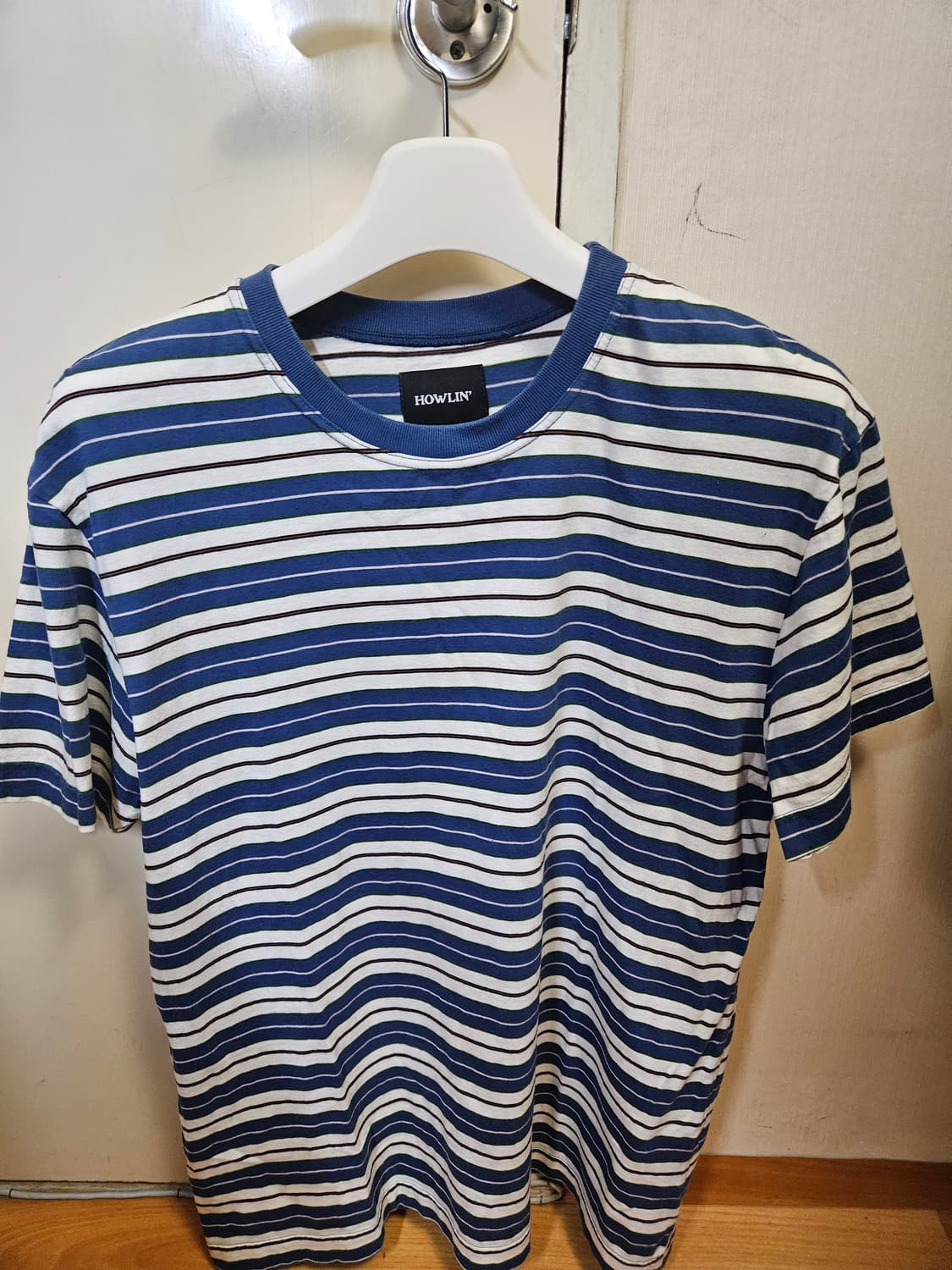 100 L) 하울린 HOWLIN' 스트라이프 반팔 티셔츠 상품이미지2