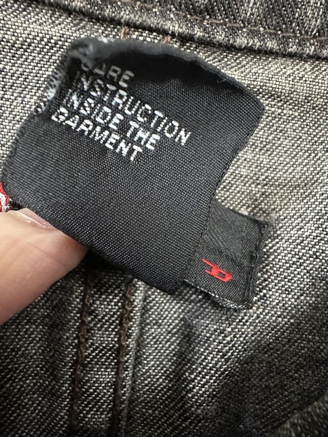 [M] DIESEL 디젤 논카라 빈티지 데님집업자켓 상품이미지3