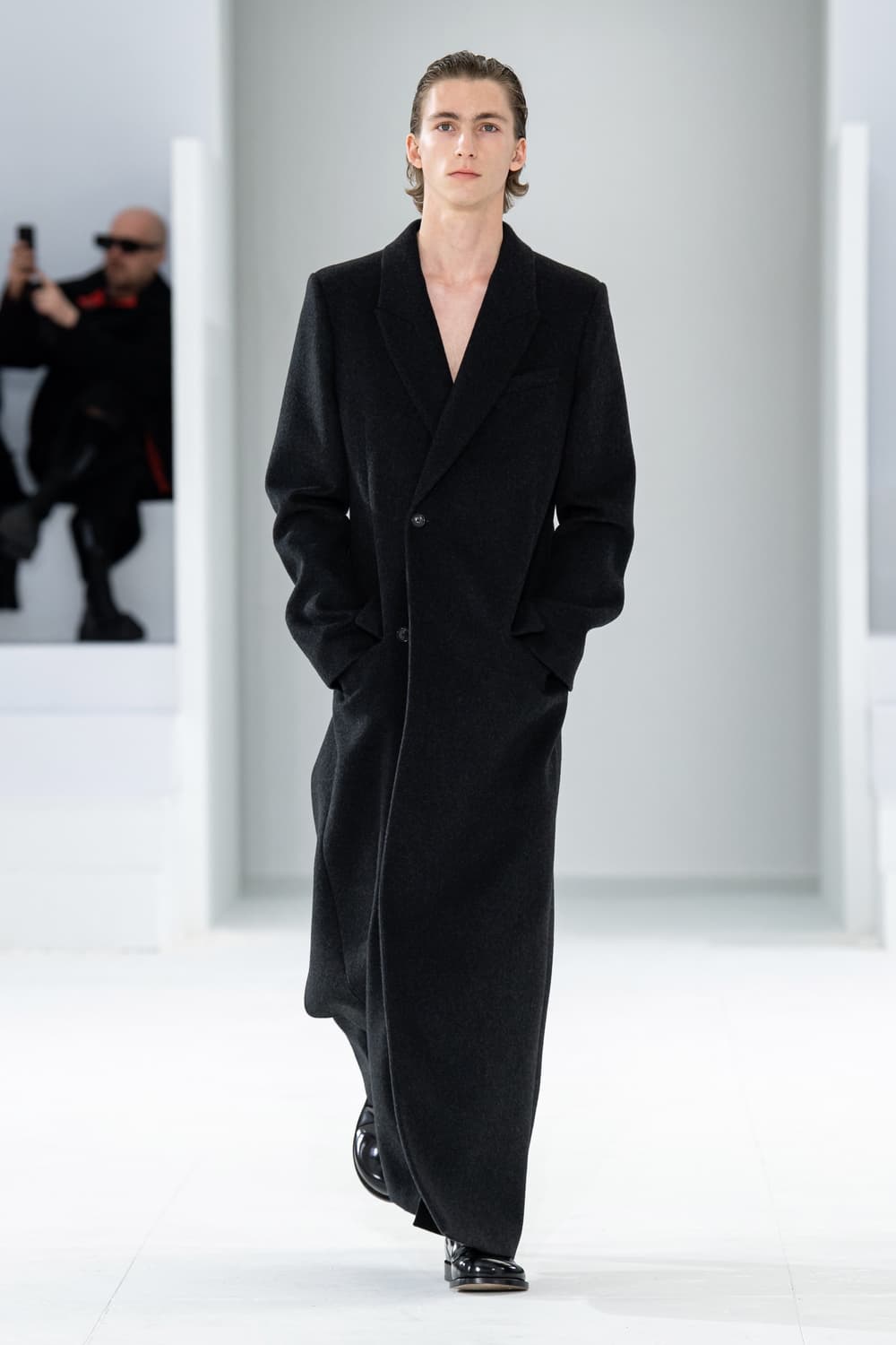 [46] 로에베 23FW 컬렉션 메인 캐시미어 코트 상품이미지1