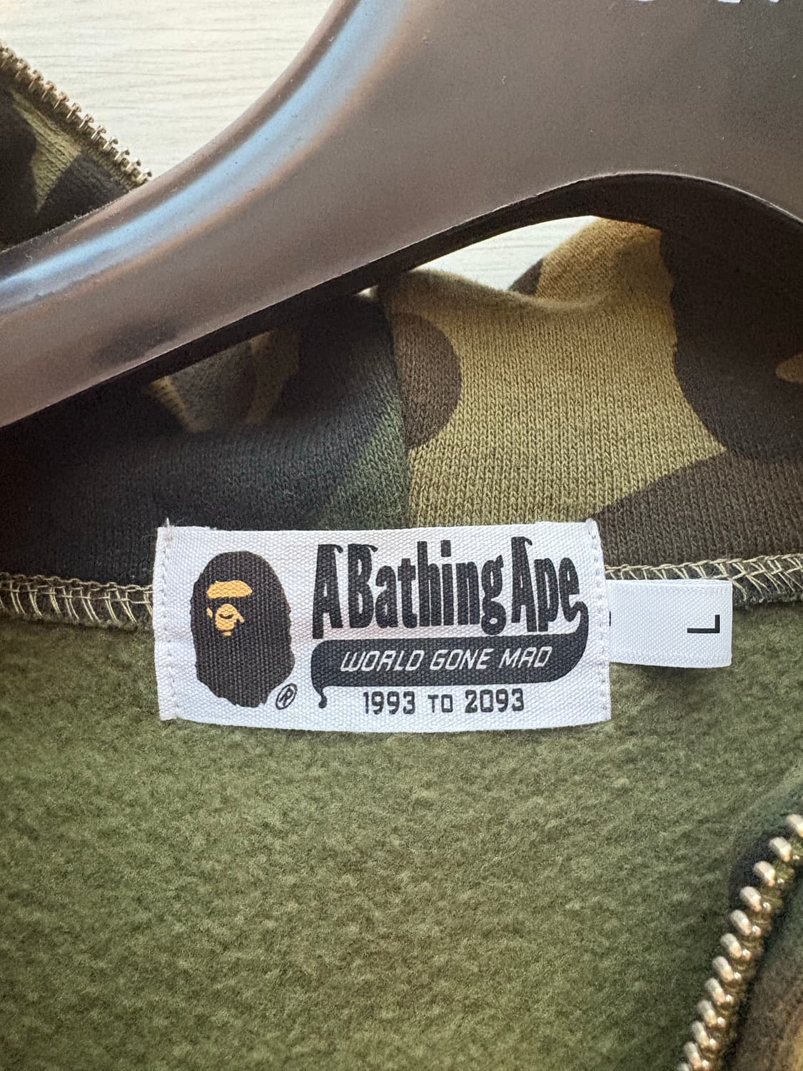 베이프 샤크후드 녹계 L 상품이미지3