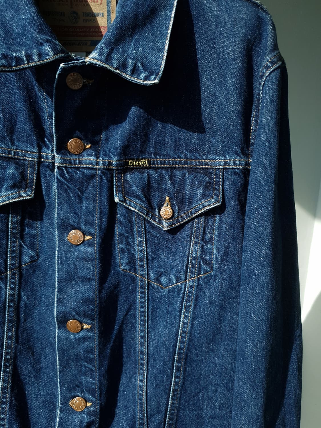 90s DIESEL 3rd denim jacket 상품이미지4