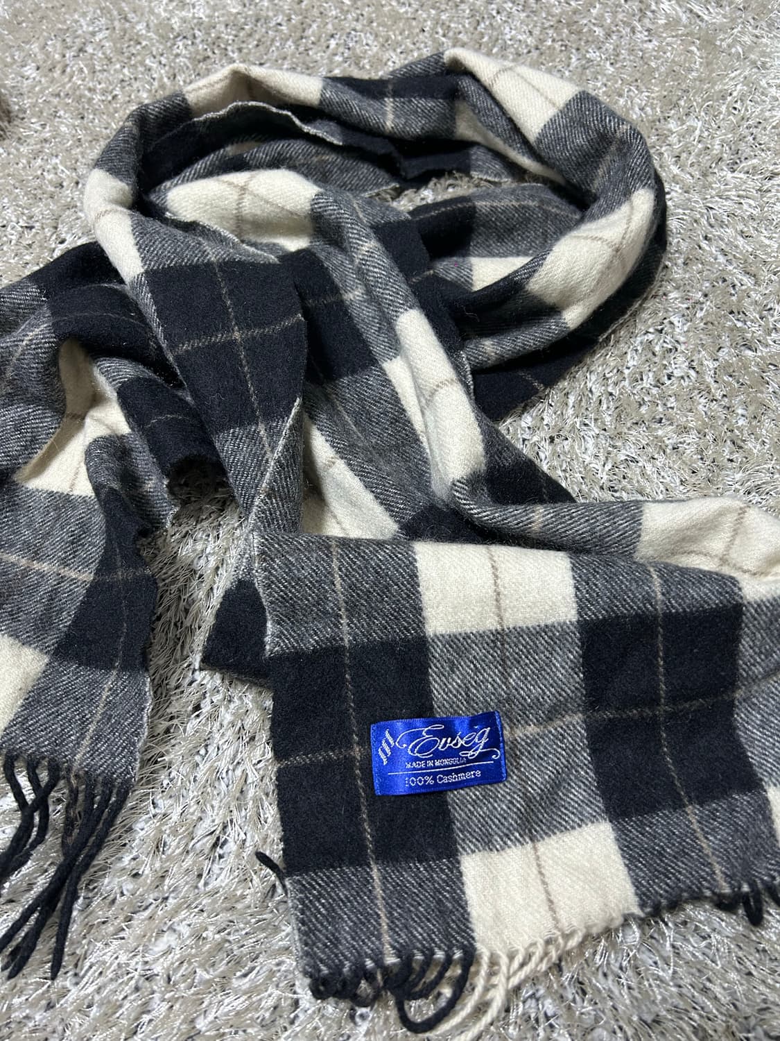 몽골제 100프로캐시미어 목도리 상품이미지4