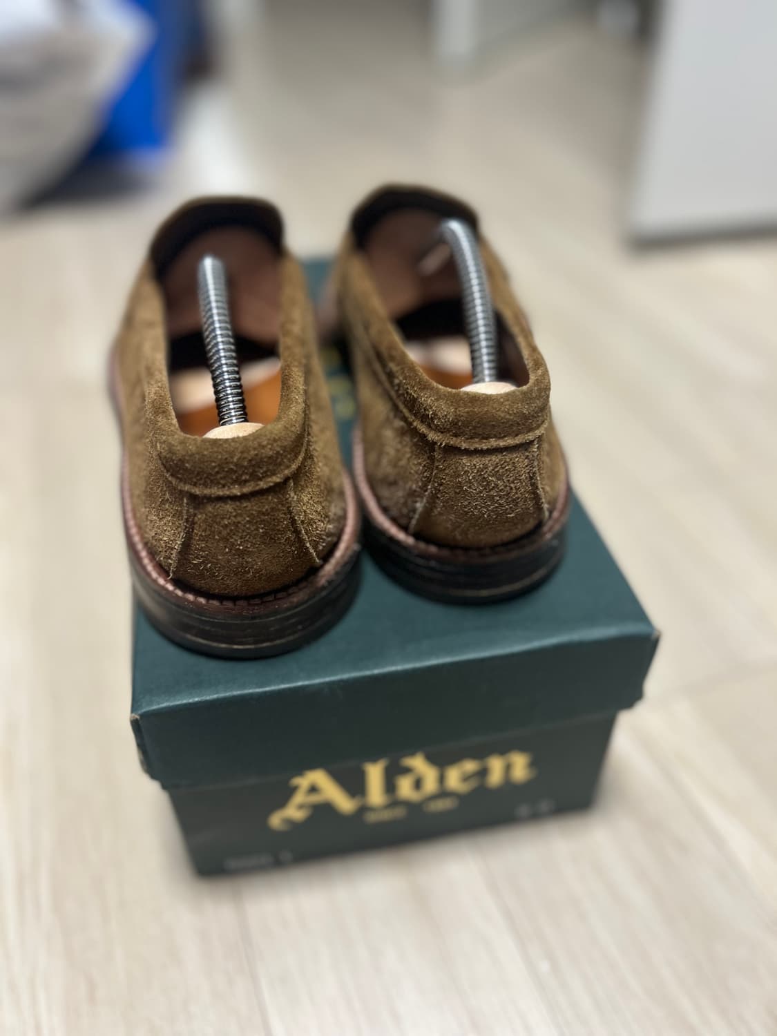 알든 6221L Suede unlined Snuff 8D 5회착 판매 상품이미지7