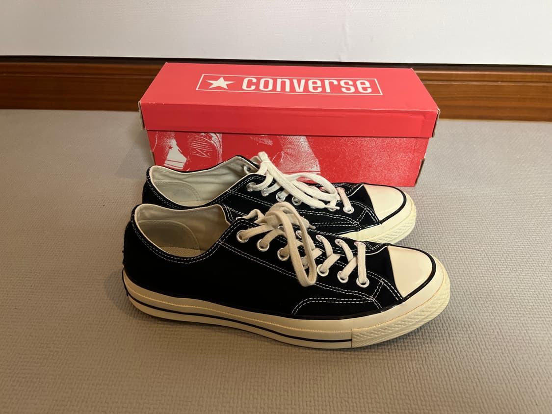 무료배송 - 컨버스 척테일러 1970s 캔버스 로우(블랙) 270 상품이미지4