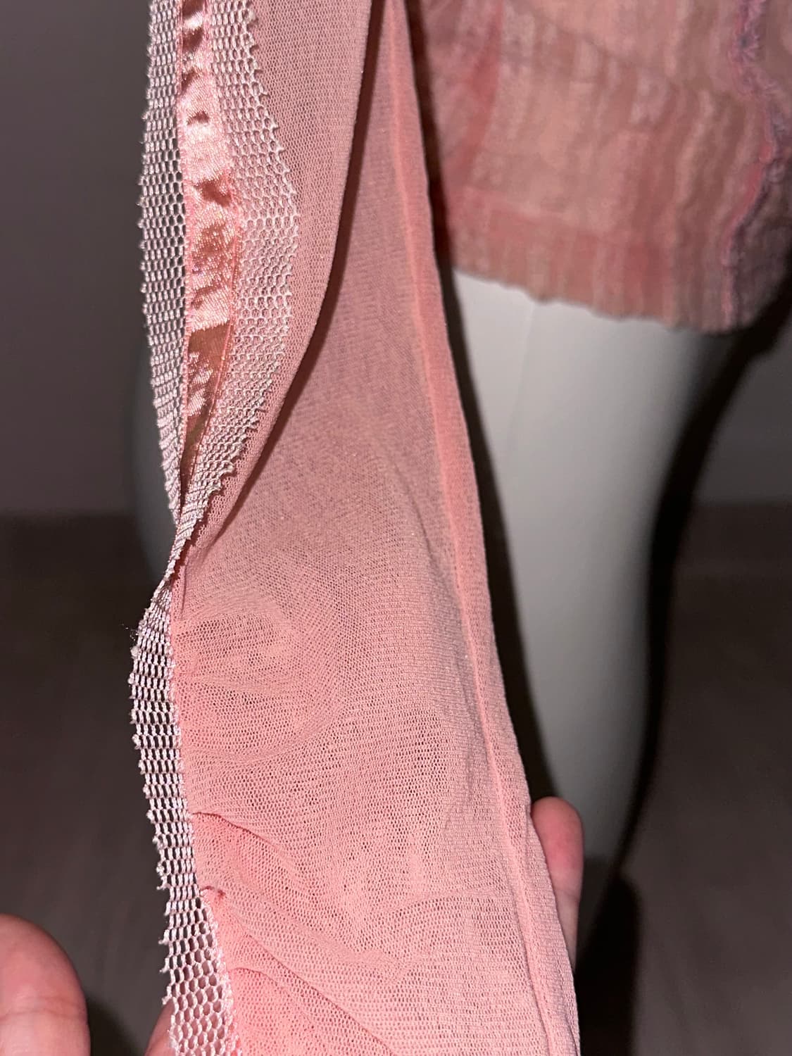 시스루 인디핑크 메쉬 페어리 탑 상품이미지2