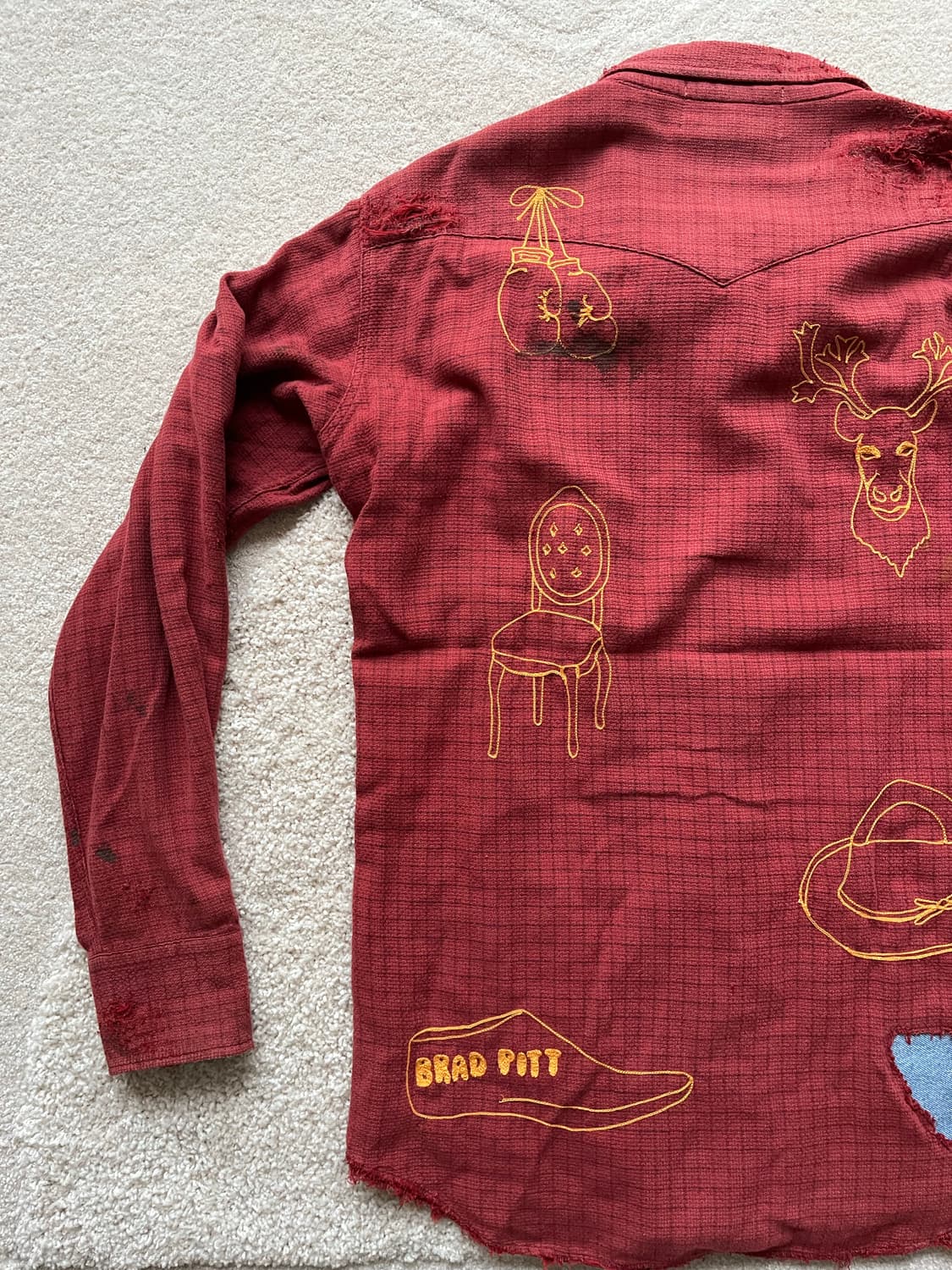 랭글러 x 프리덤 씽즈 엠브로이더드 웨스턴 셔츠 (95-103) 상품이미지10