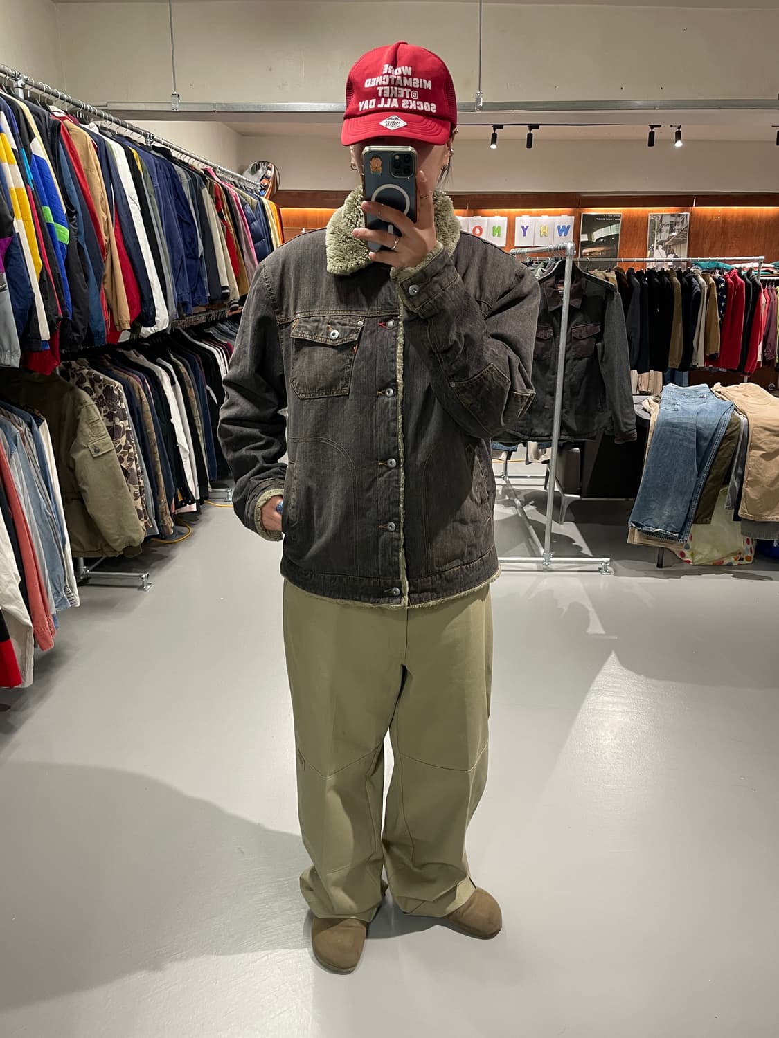 빈티지 Y2K 쉐르파 데님자켓  상품이미지2