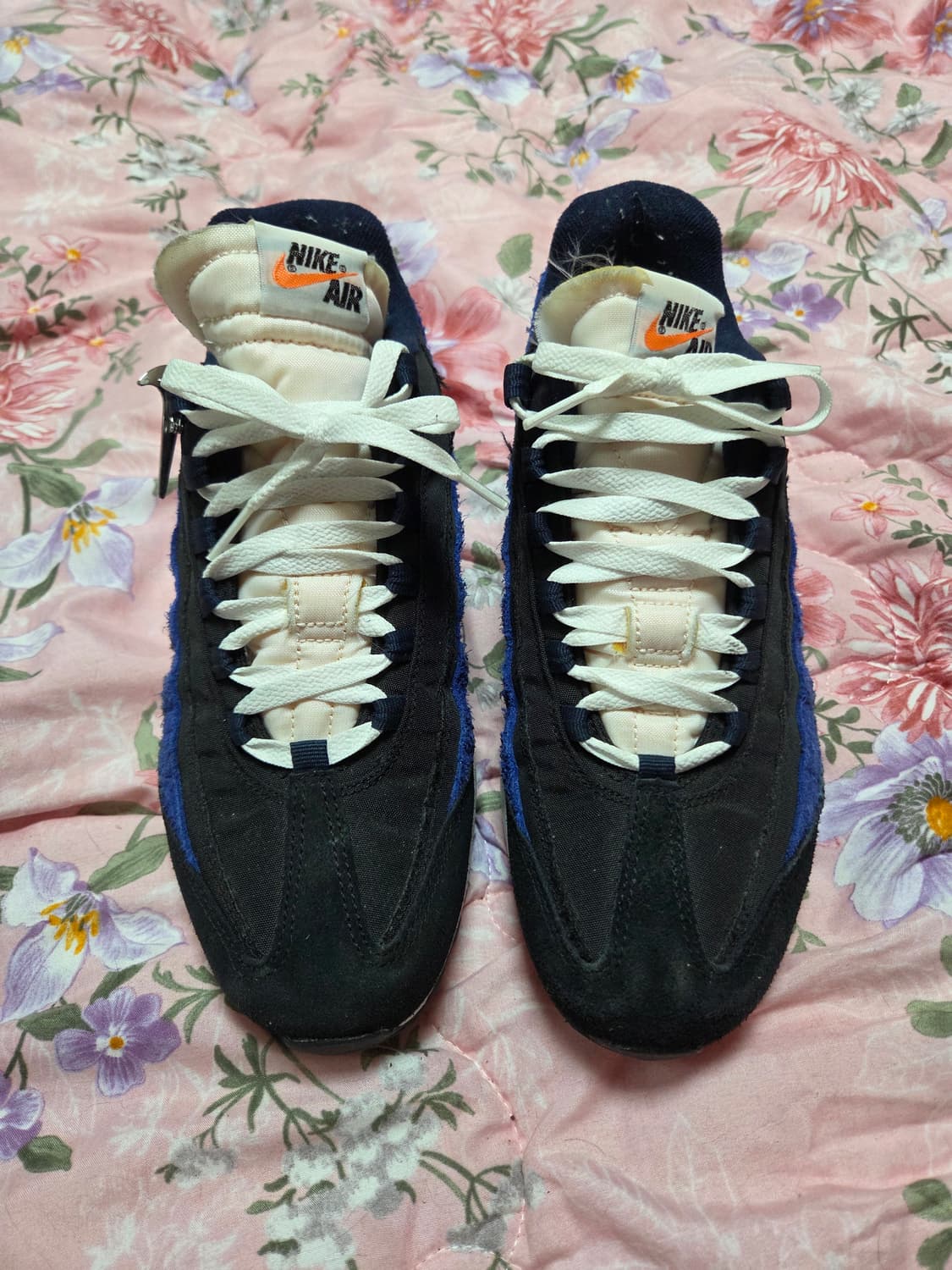 나이키 운동화 블랙/블루 스웨이드265 상품이미지1