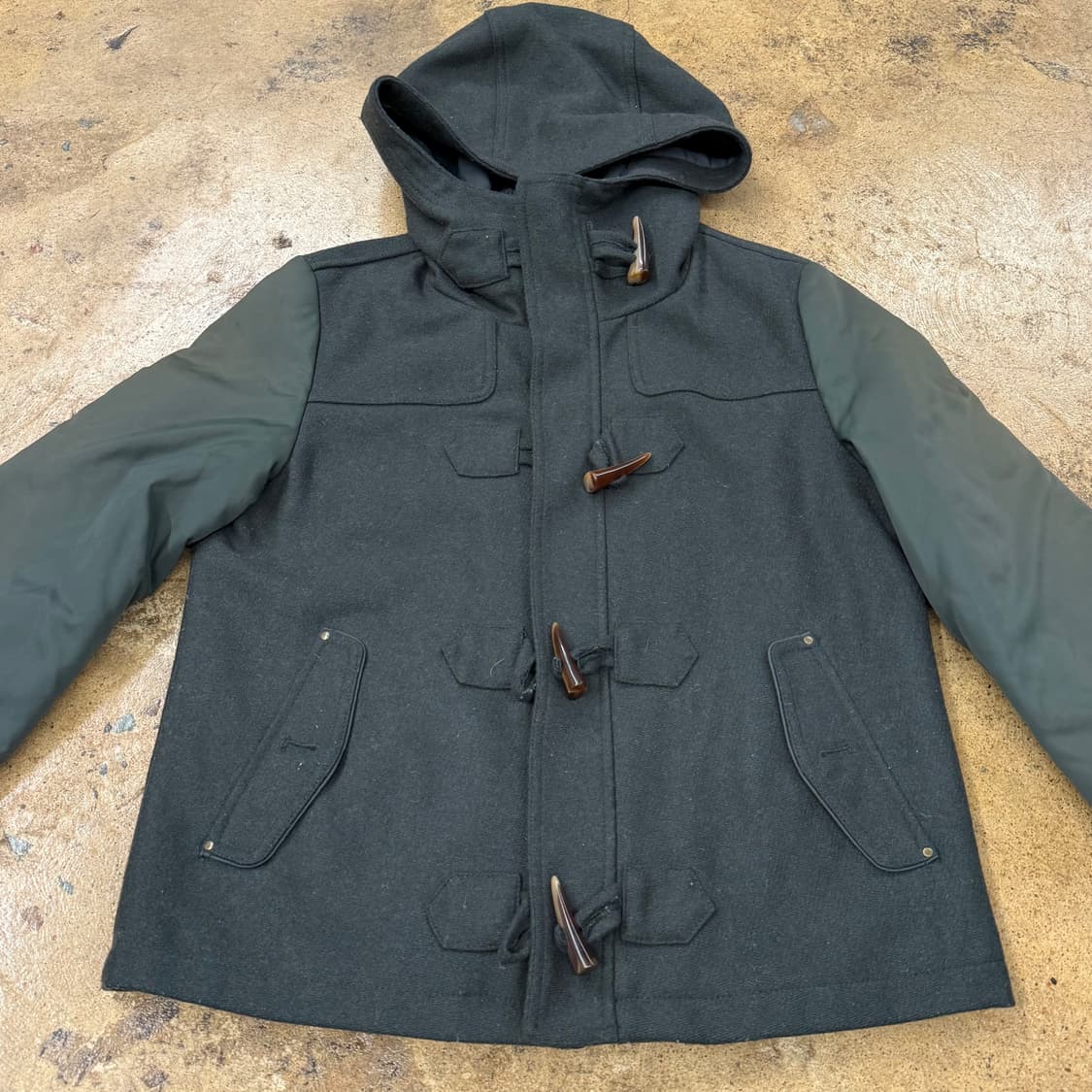 디젤 카키 더플 떡볶이 숏 코트  상품이미지3