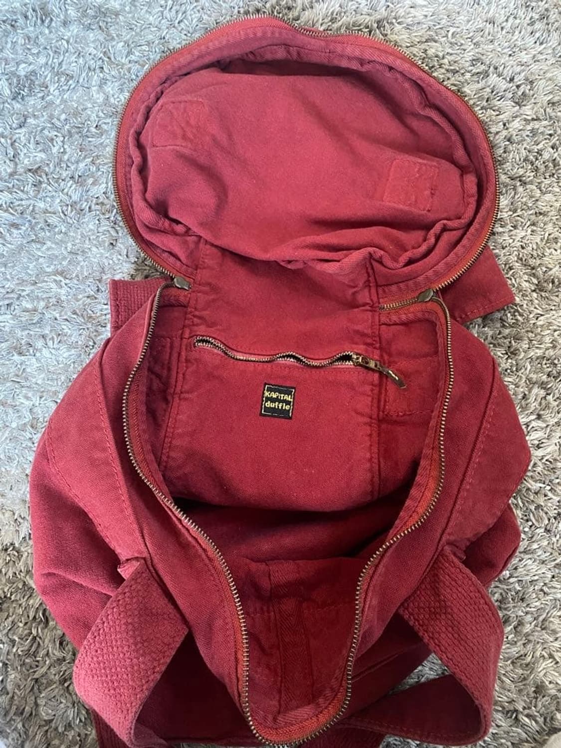 Kapital 캐피탈 투웨이 더플 빈티지백 숄더백 상품이미지5