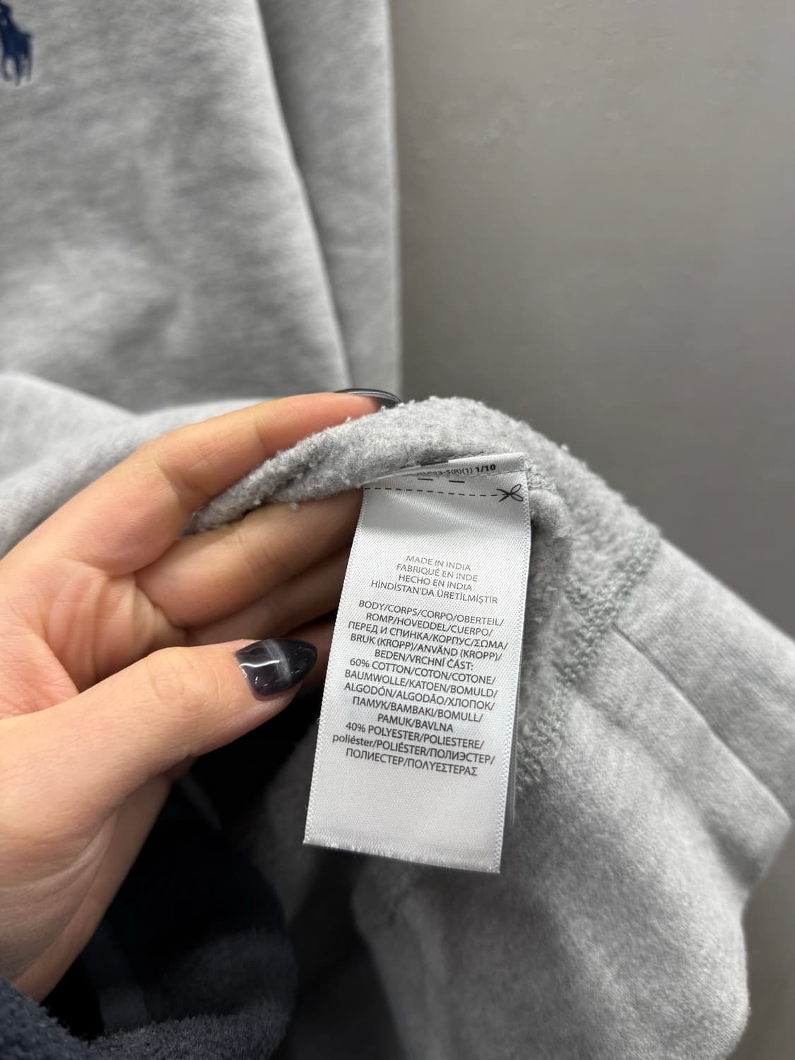 POLO 폴로 랄프로렌 맨투맨 그레이 L 상품이미지4