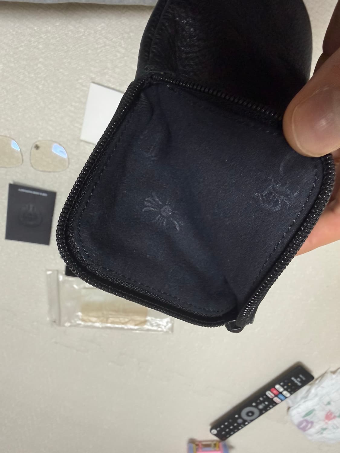 크롬하츠 컨볼루티드 블랙(실버) 안경 판매 상품이미지3