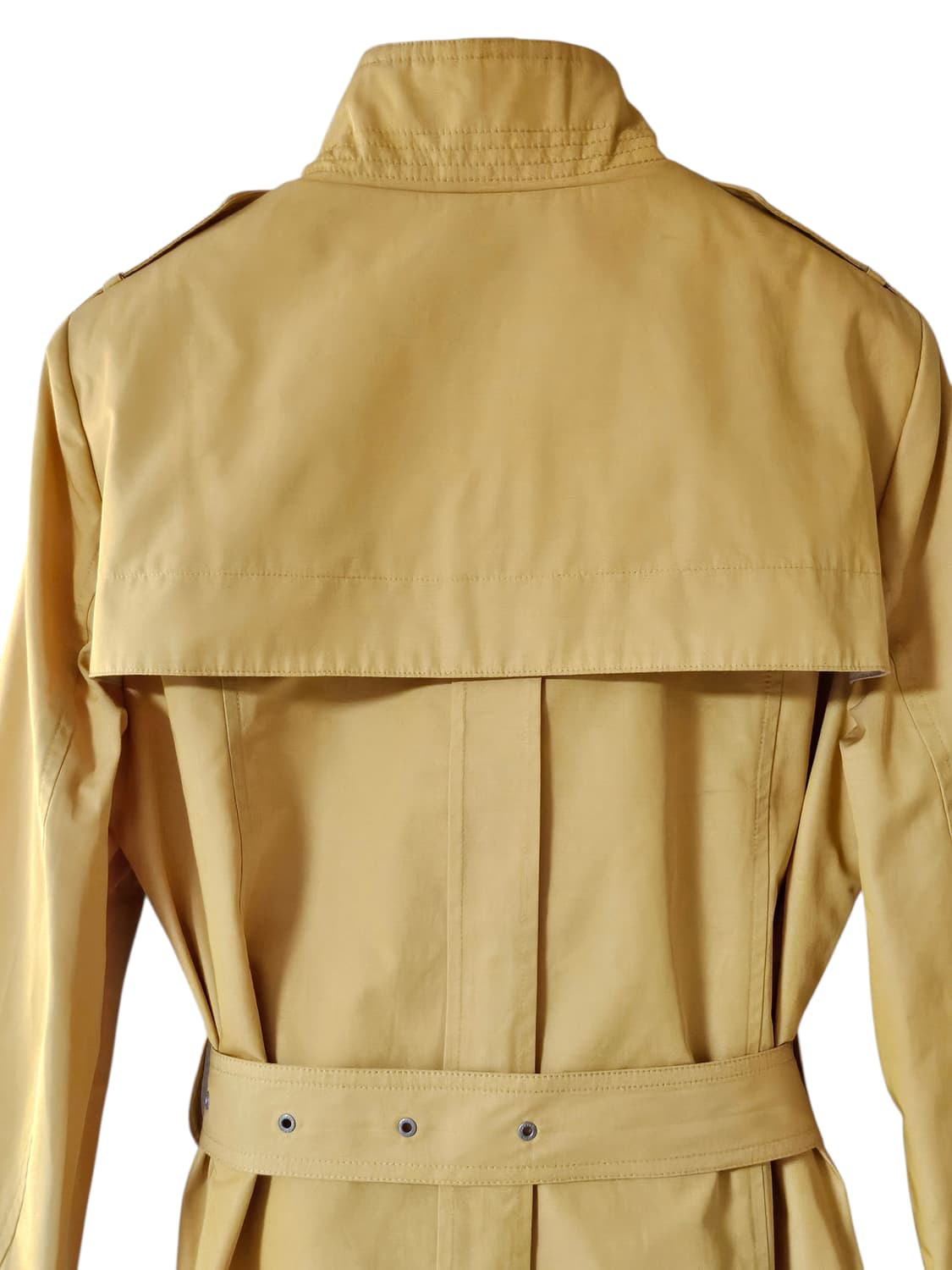 봄추천 | 헤지스 레이디스 옐로우 하프 트렌치코트 55 | 고급라인 상품이미지8