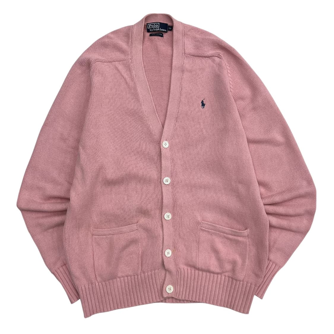 폴로 랄프로렌 네이비포니 딸기우유맛 니트 가디건 95 상품이미지2