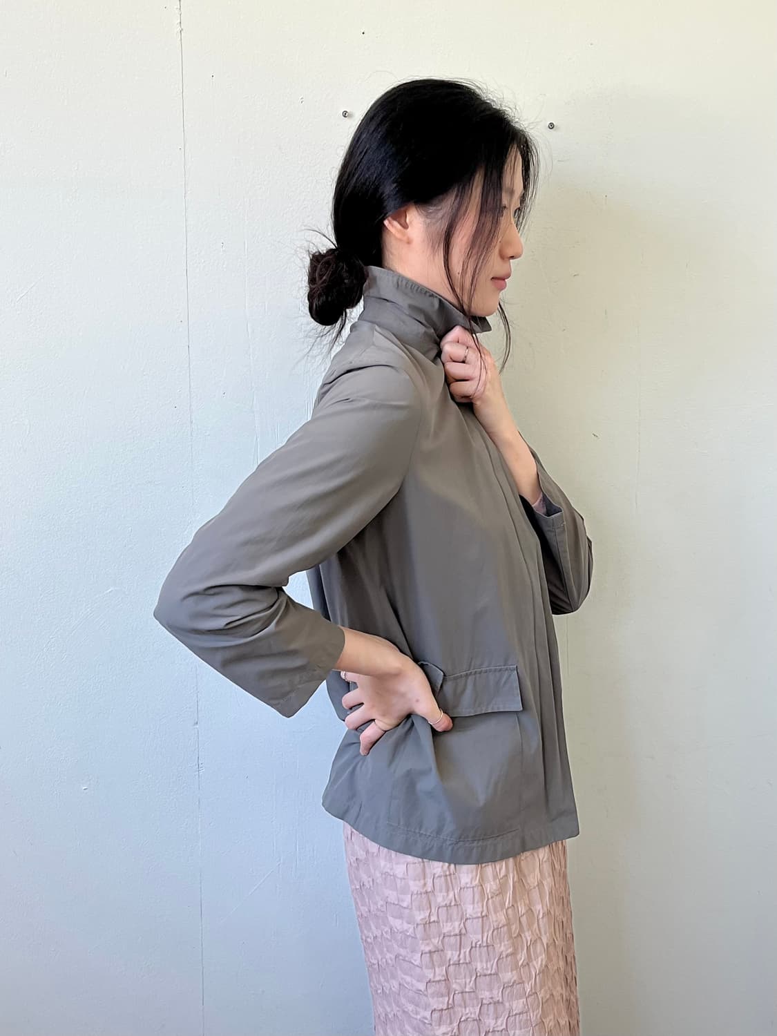 MaxMara 나일론 카라 자켓 상품이미지5