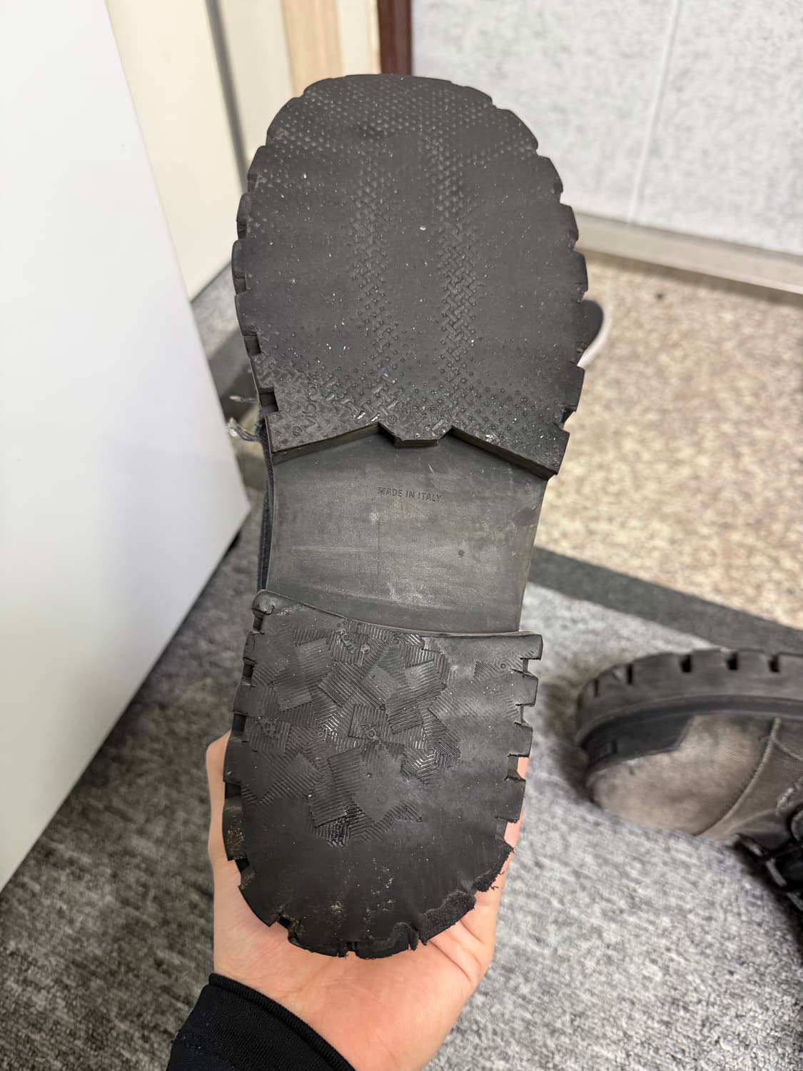 [43] 발렌시아가 컴뱃 스트라이크 부츠 블랙 상품이미지4