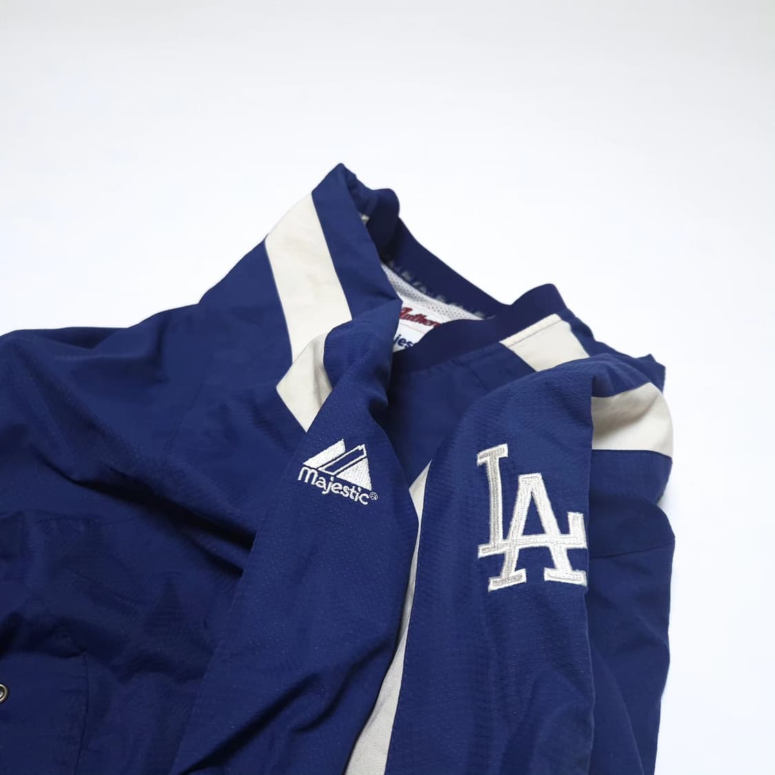 마제스틱 어센틱 LA다저스 아노락 반집업 바람막이 자켓 상품이미지3