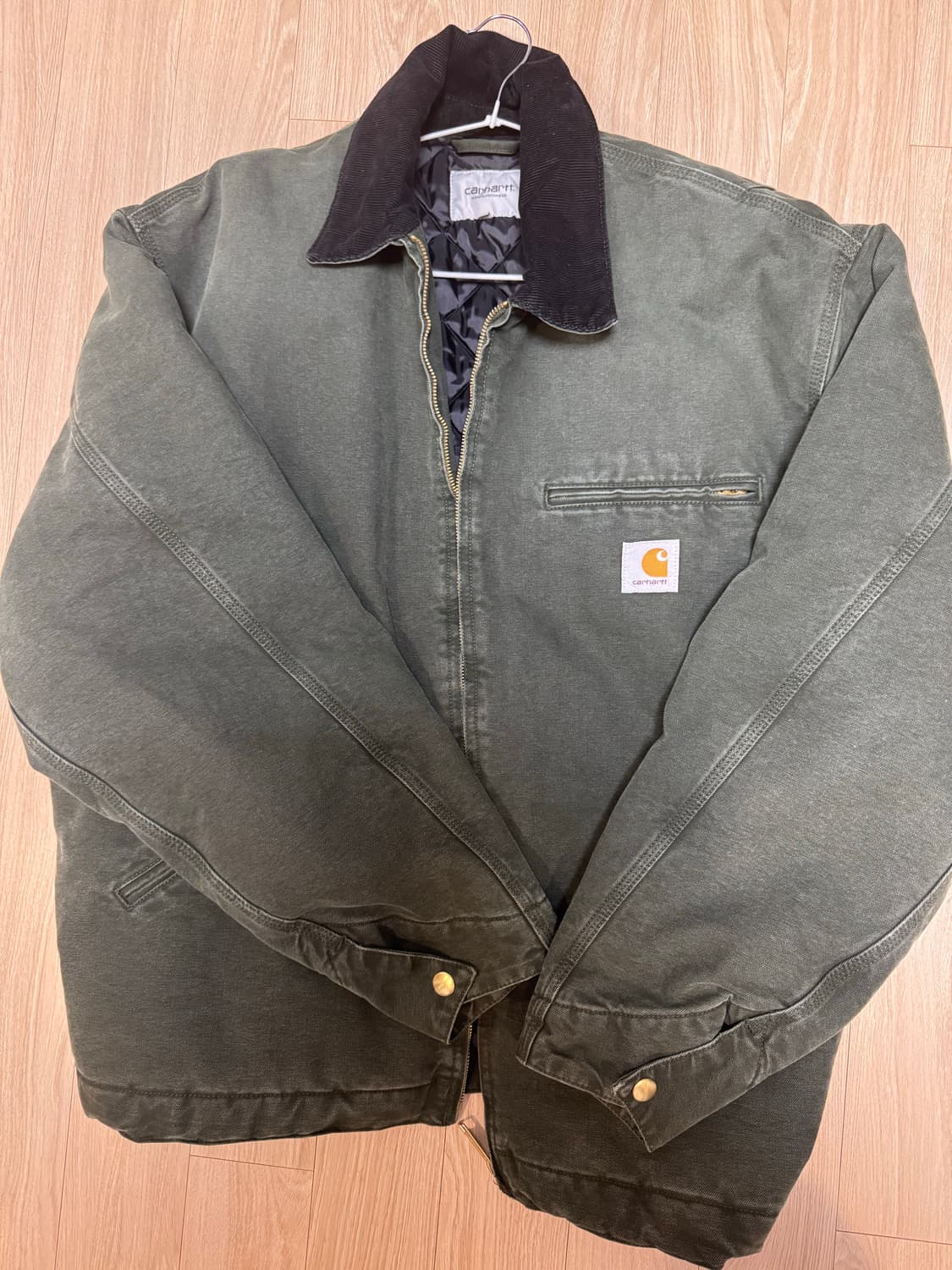 칼하트 Og 디트로이트 올리브 스톤 캔버스 XL 상품이미지1