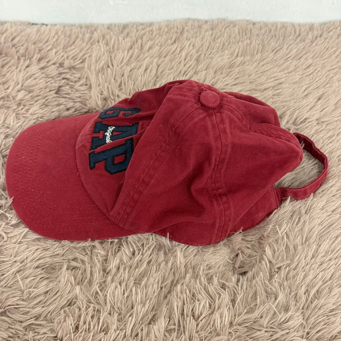 갭 오리지널 스펠아웃 빈티지 레드 볼캡 (57,60cm) 상품이미지2