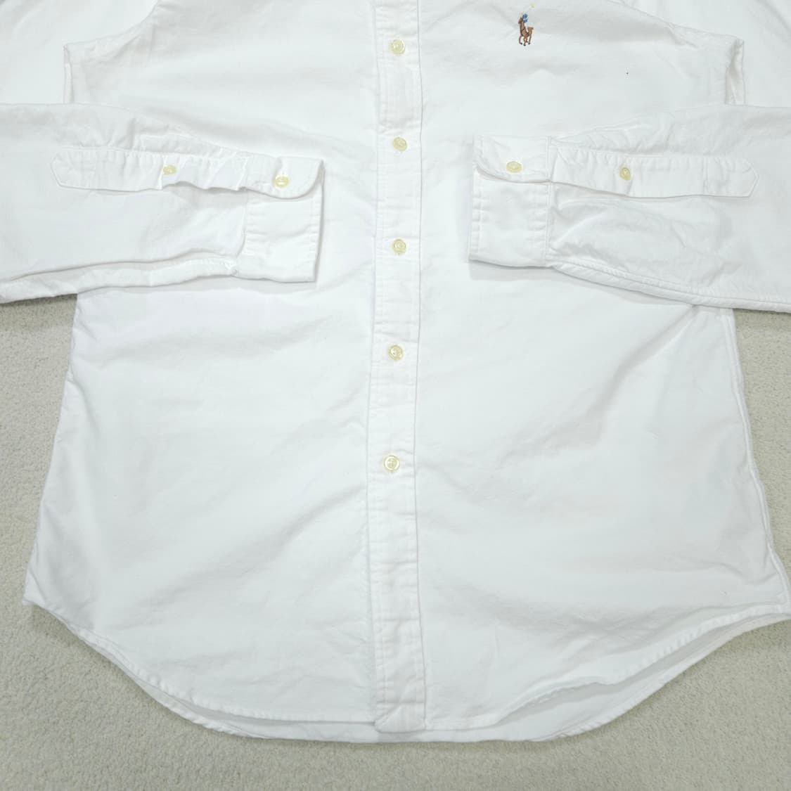 폴로 랄프 로렌 신형 화이트 옥스포드 셔츠 S 클래식핏 상품이미지4