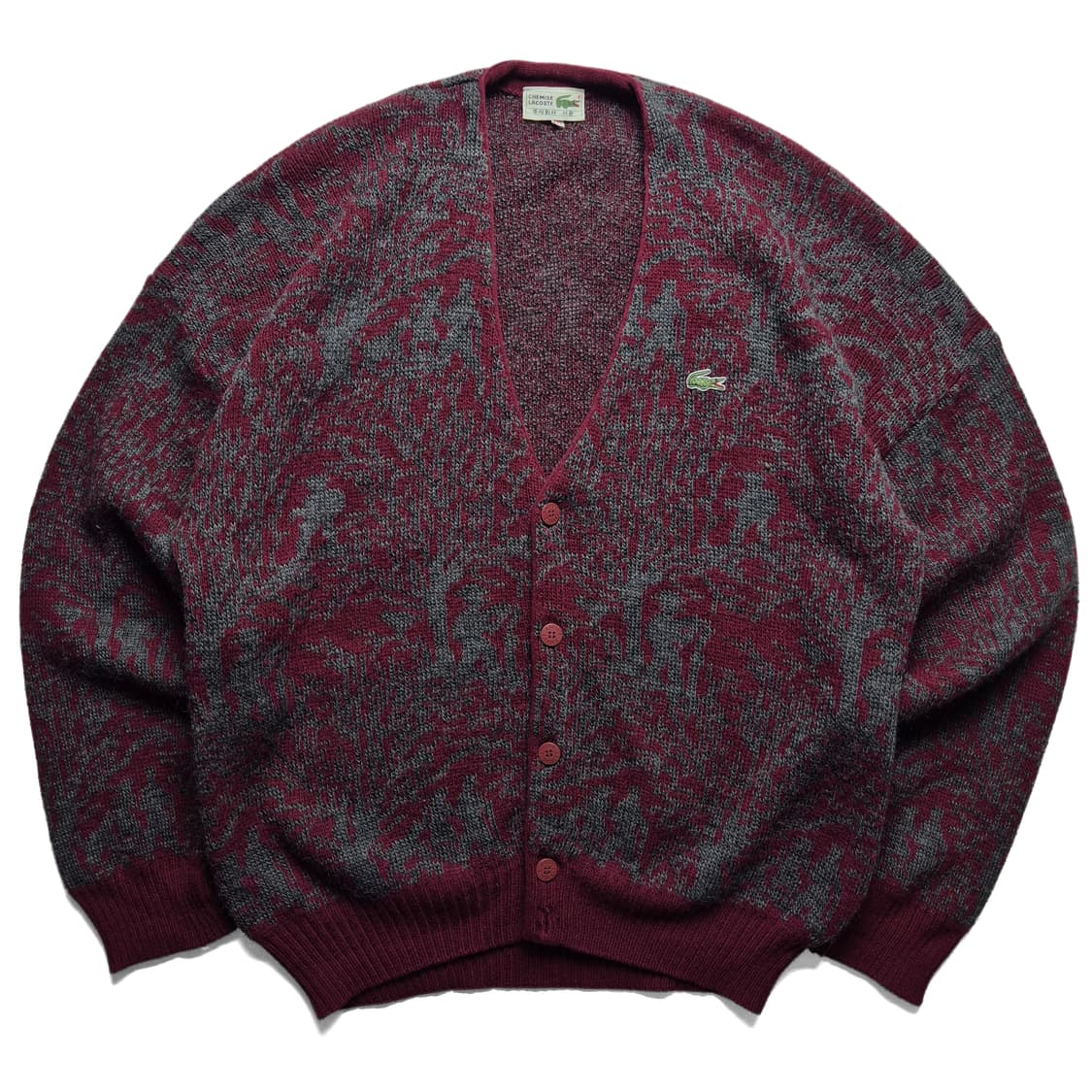 [105] 라코스테 90s 패턴 가디건 상품이미지1