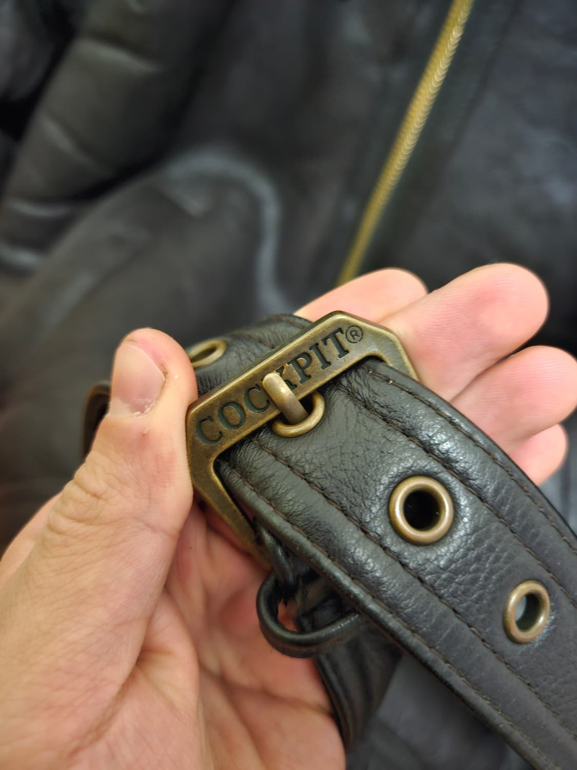 46) 콕핏 USA Cockpit 톰하디 무스탕자켓 RAF Z2019W 상품이미지2