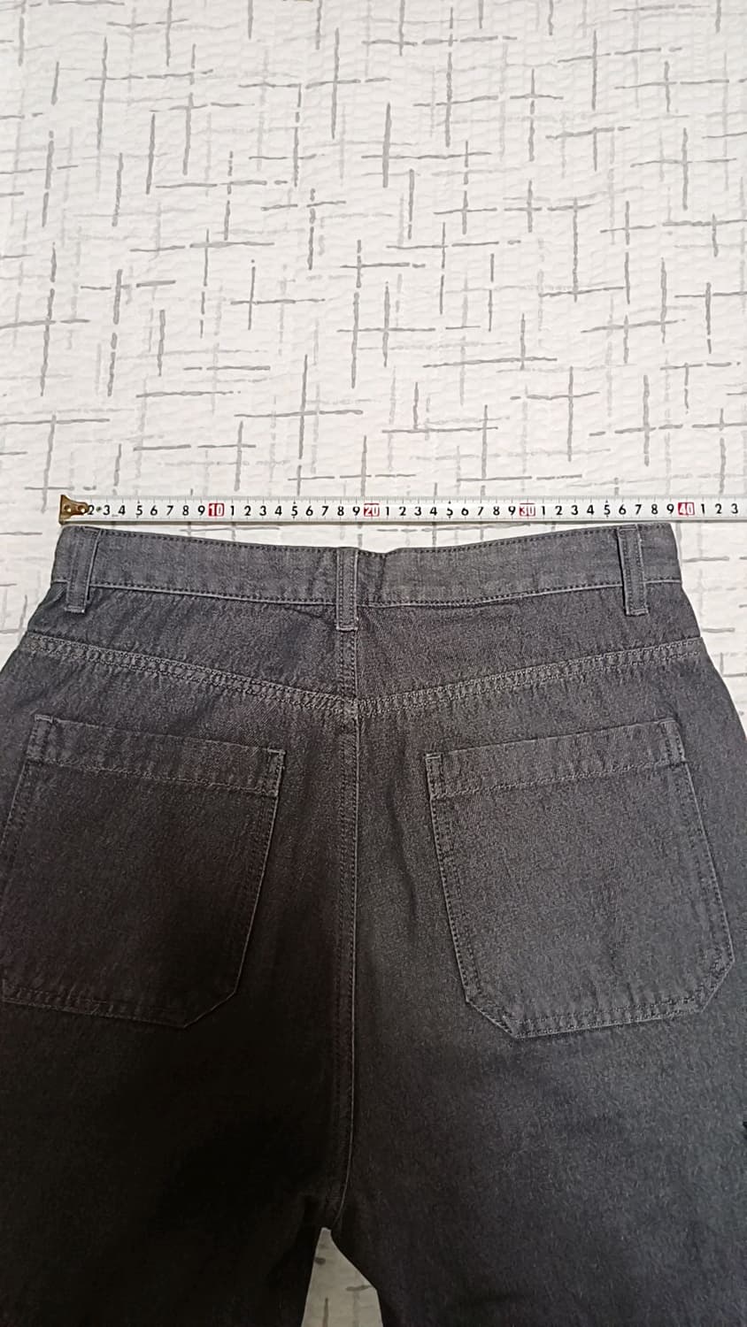 에잇세컨즈 와이드 그레이데님 카고팬츠 30인치 기장107 상품이미지6