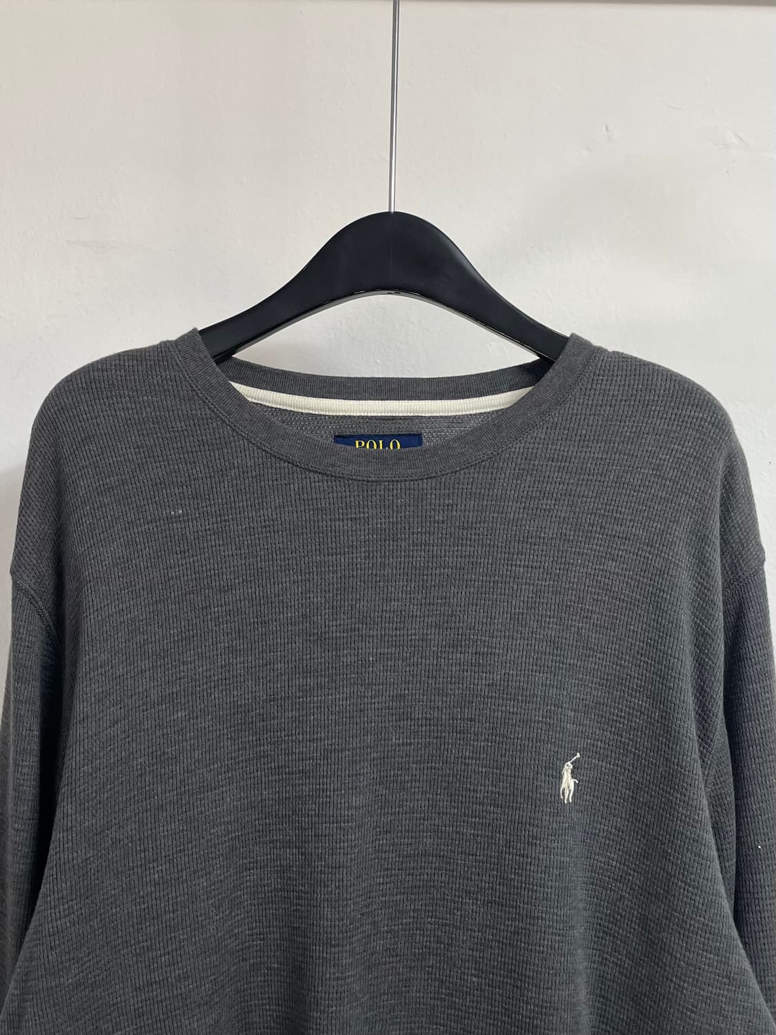 폴로 랄프로렌 그레이 와플 롱슬리브 긴팔티 (on.239)  상품이미지2